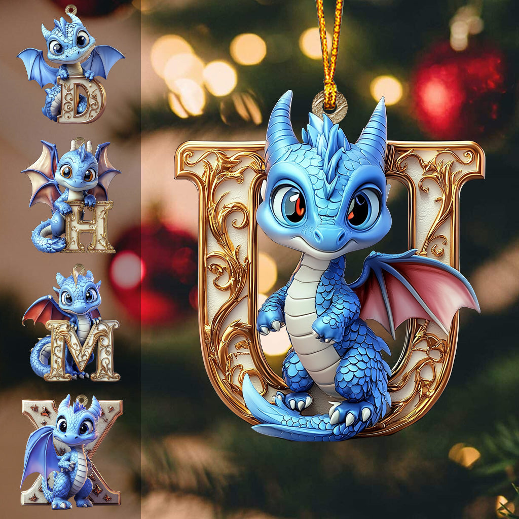 Charming Dragon - Personalized Kid Ornament