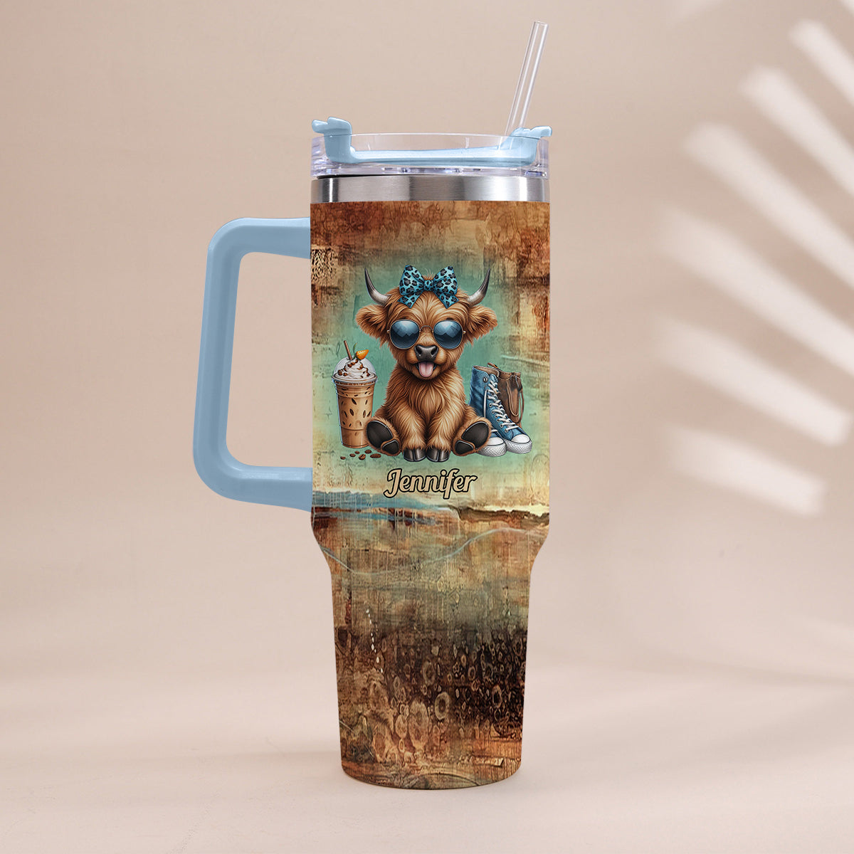 I'm Not A Hot Mess - Personalized Tumbler With Handle