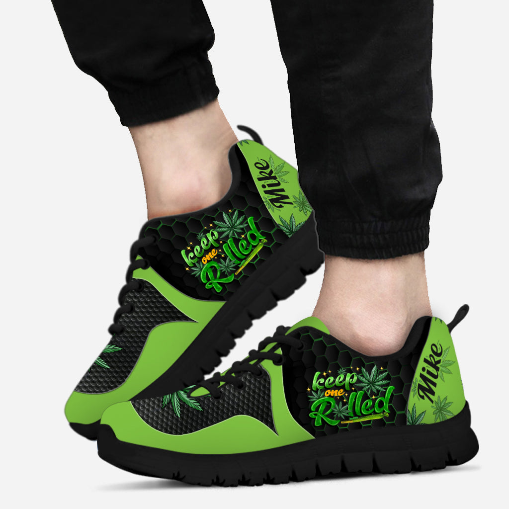 Keep One Rolled 420 - Personalized Weed Sneakers