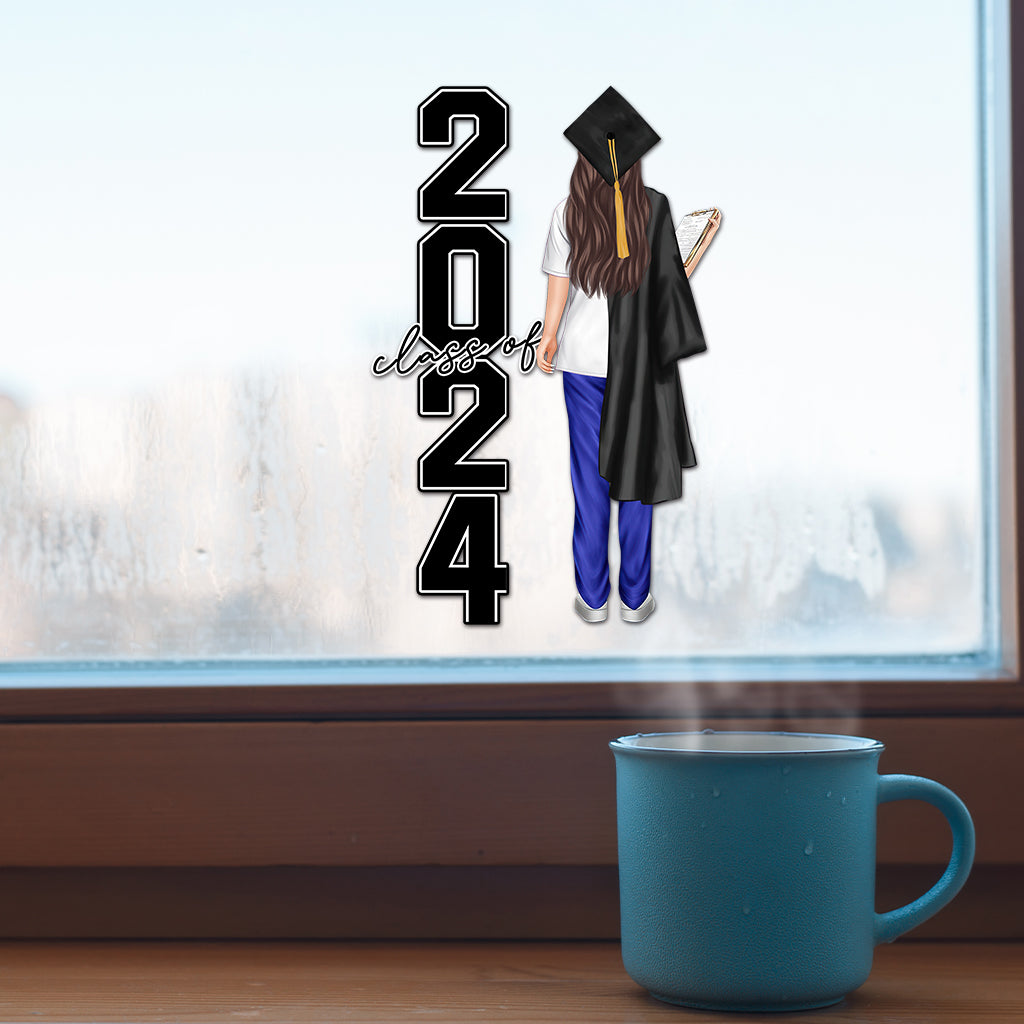 Class Of 2024 - Personalized Graduation Decal Die Cut