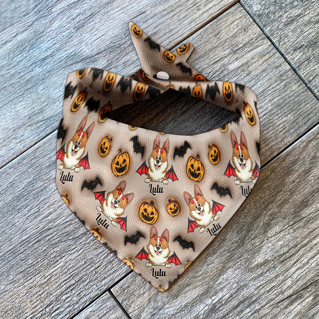 Bandana personnalisé pour chien mignon d'Halloween