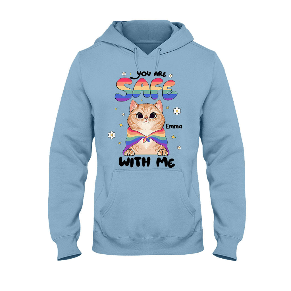You Are Safe - Personalized LGBT Support T-shirt And Hoodie