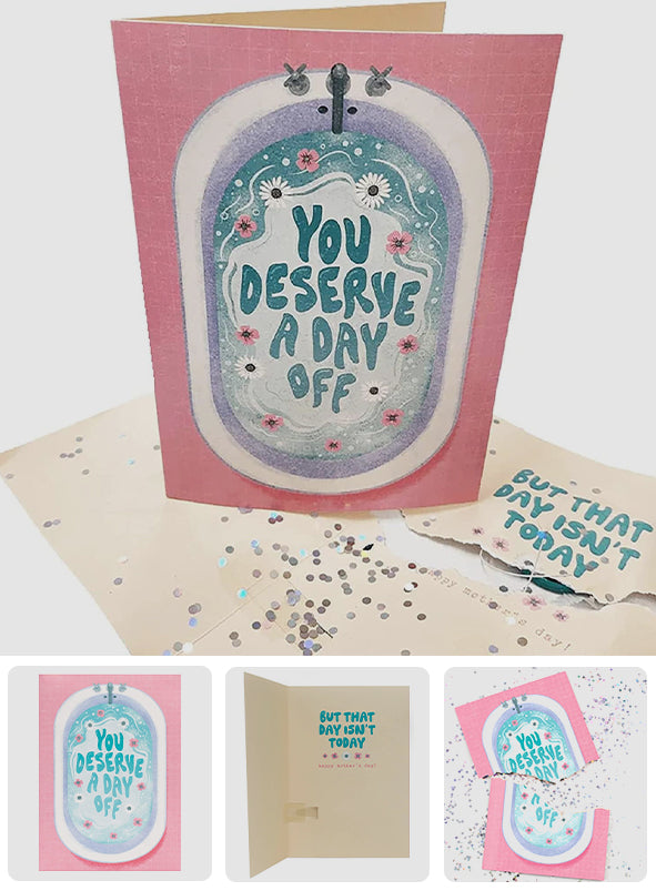 Endless Sound Mother's Card With Glitter - Mother Endless Sound Mother's Card With Glitter