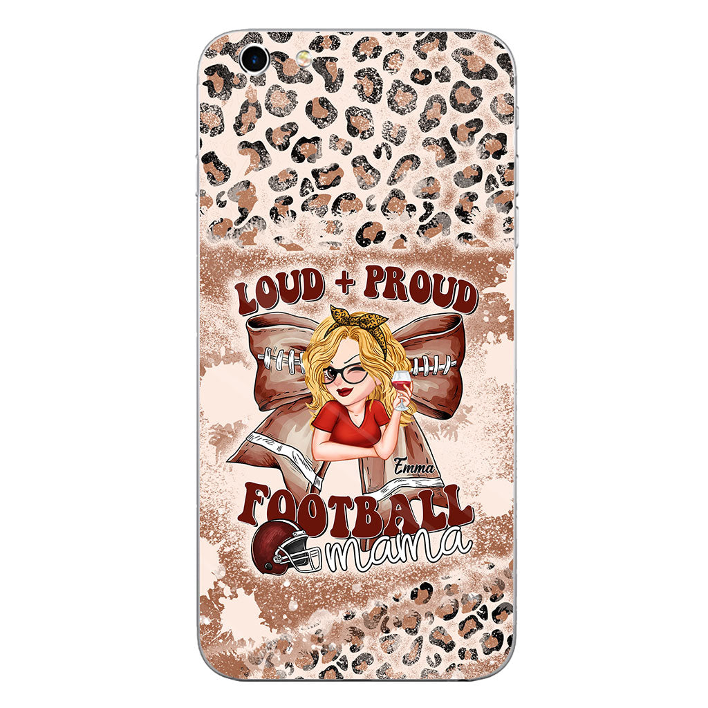 Coque de téléphone transparente personnalisée « Football Loud Proud » (Tous titres)