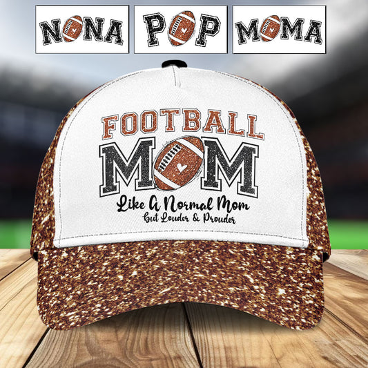 Football Mom - Personalized Football Classic Cap