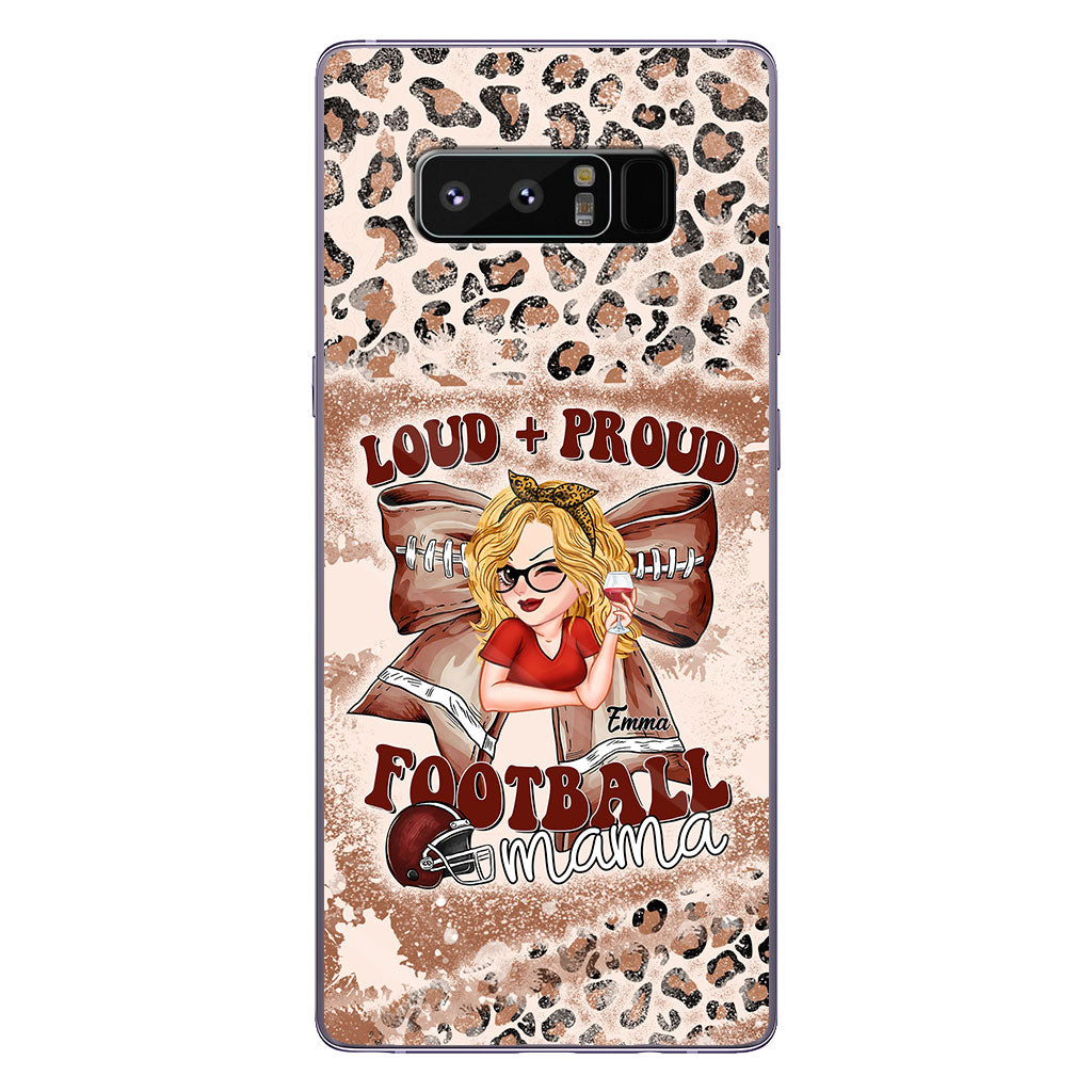 Coque de téléphone transparente personnalisée « Football Loud Proud » (Tous titres)