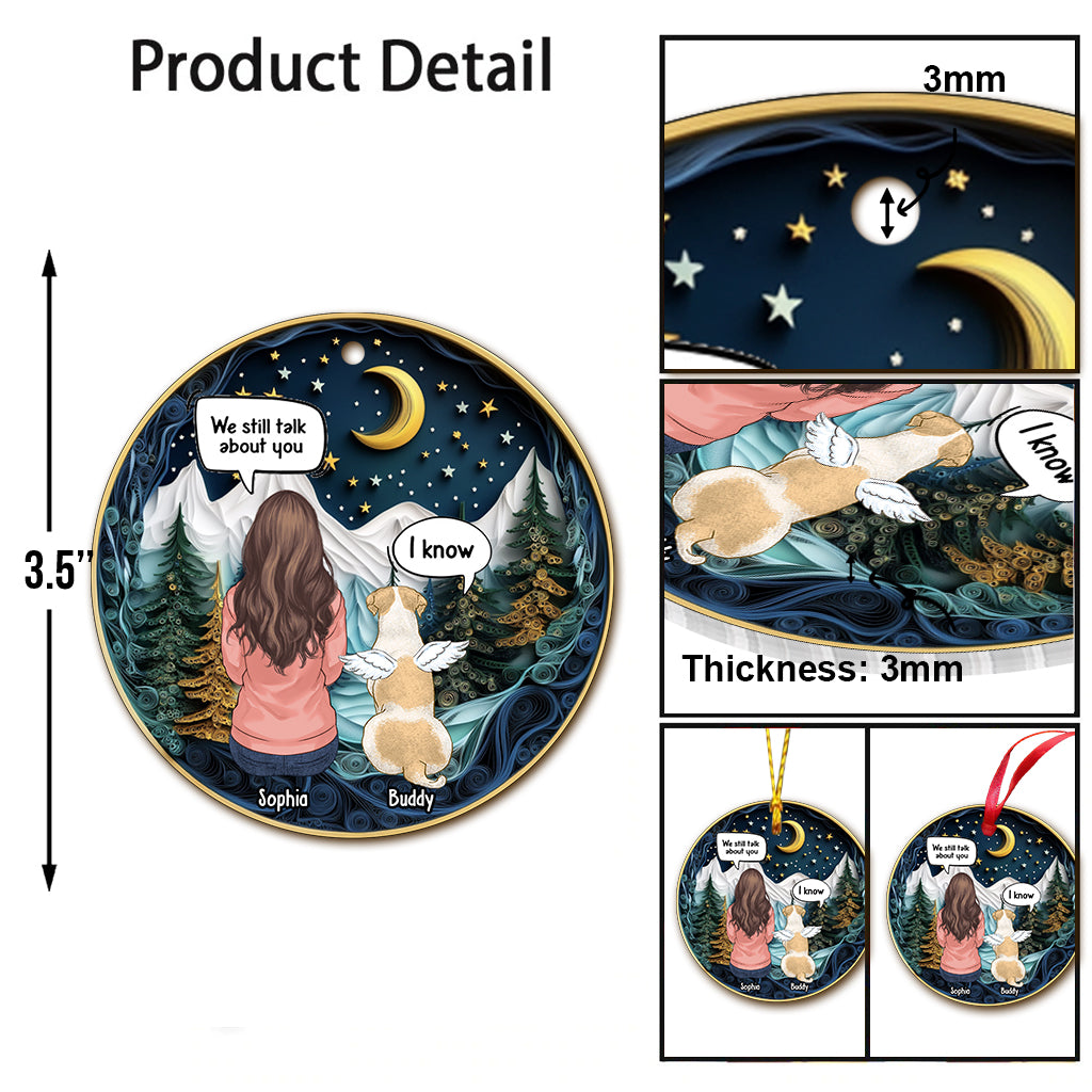 Miss You Always - Personalized Dog Ornament