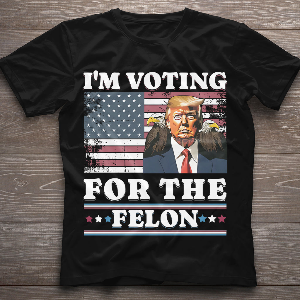 Ich wähle den Verurteilten – T-Shirt, lustiges „Ich wähle immer noch Trump“-T-Shirt, verurteilter Verurteilter 2024, Geschenkidee für den Wahltag im November