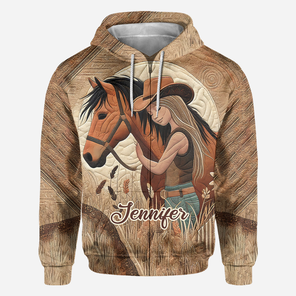 Amoureux des chevaux - T-shirt personnalisé avec motif cheval