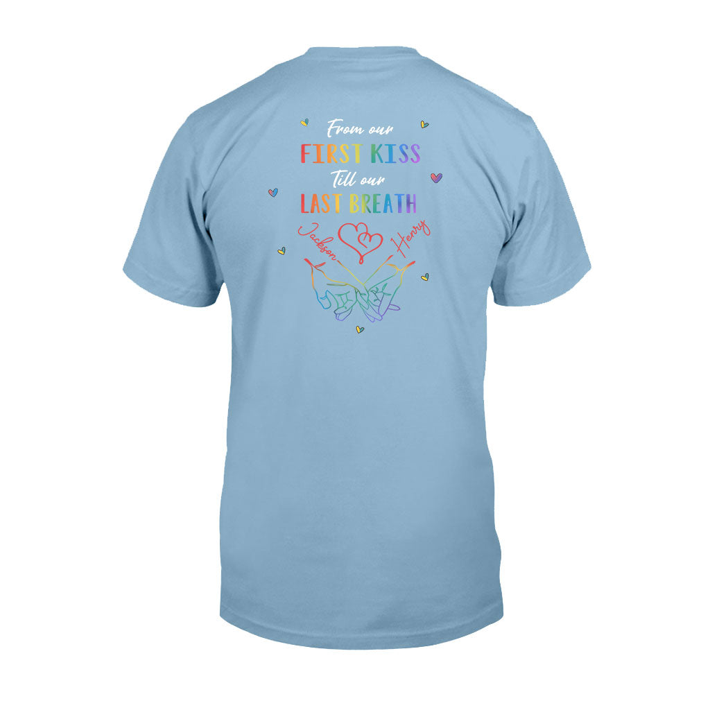 Ich halte dich fest – Personalisiertes LGBT-Unterstützungs-T-Shirt und Hoodie
