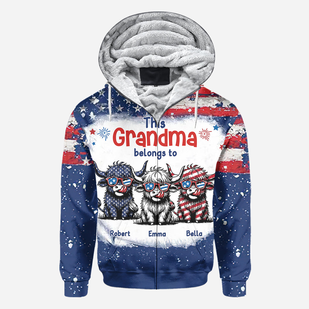 This Grandma Belongs To These Cuties - Personalized All Over Shirt