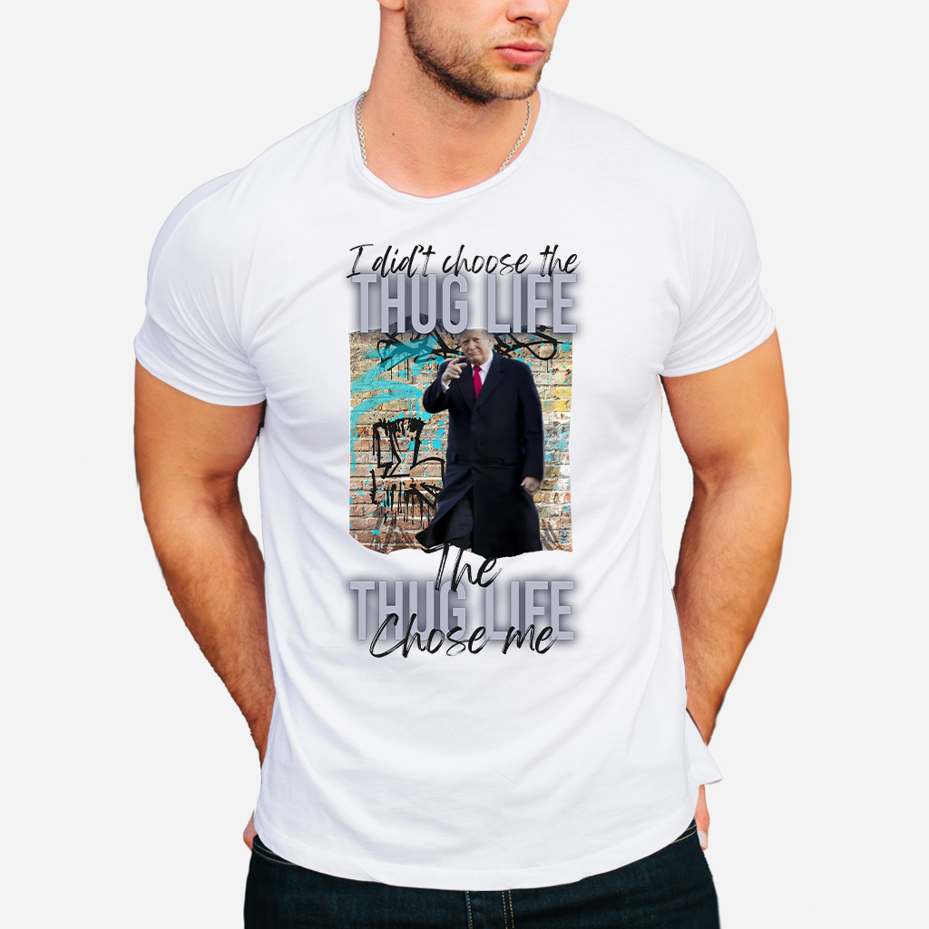 T-shirt « Thug Life Chose Me Trump », T-shirt « Im Voting For The FeI0n », T-shirt Donald Trump, T-shirt Trump 2024