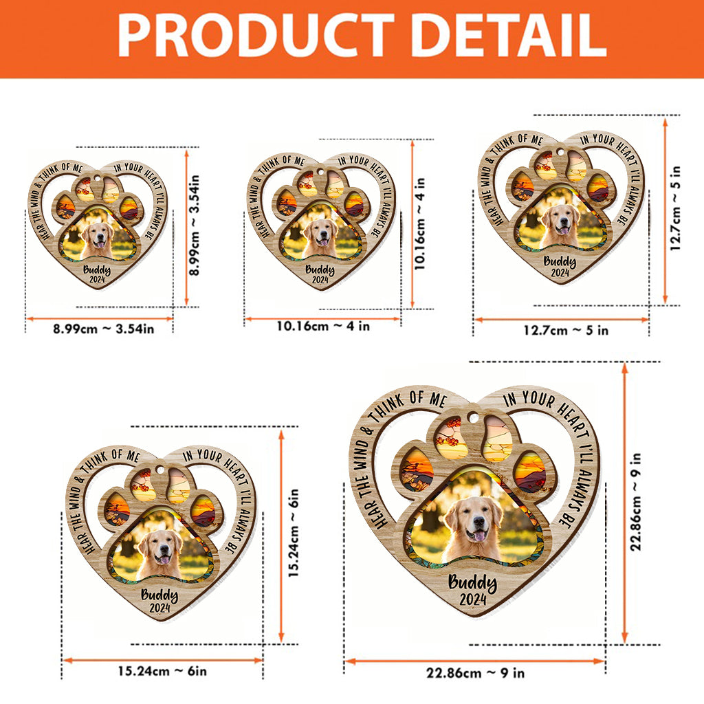 Hör den Wind und denk an mich – personalisiertes Windspiel für Hunde