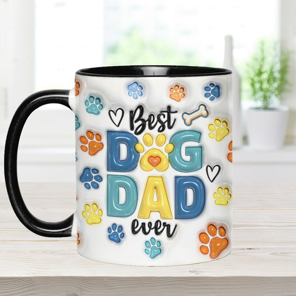 Personalisierte Tasse mit Hundemotiv für Hundepapa