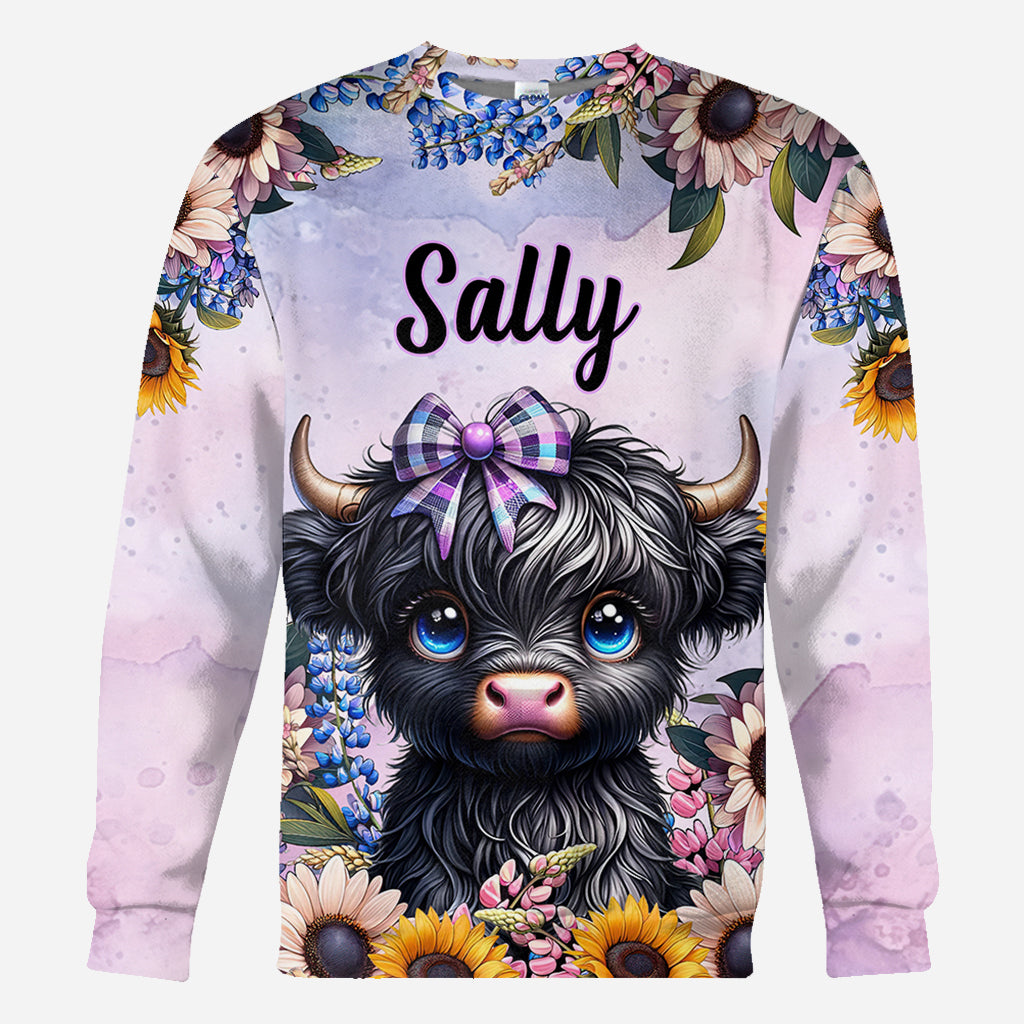 T-shirt personnalisé « Petite vache mignonne »