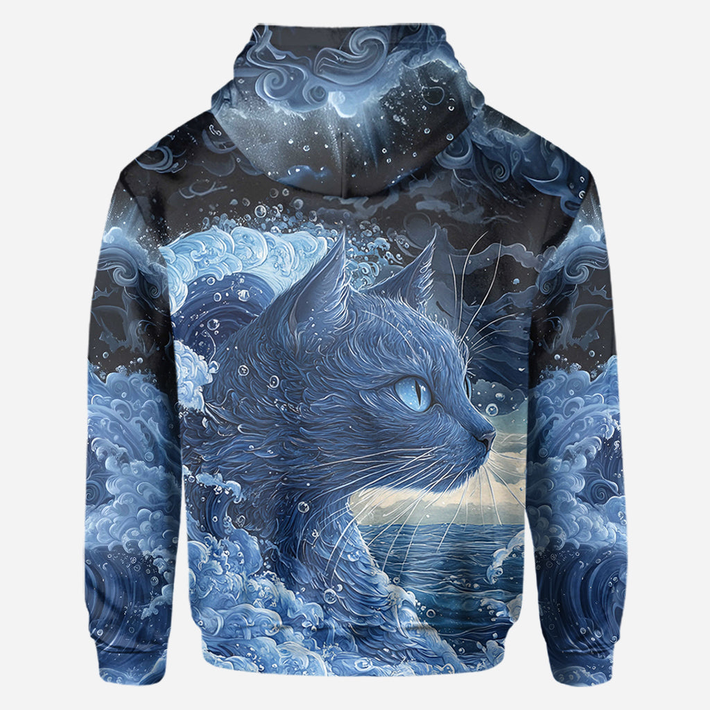 The Blue Cat Wave - Cat All Over Shirt