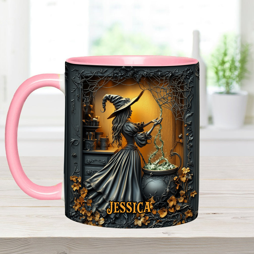 Beautiful Witch - Personalized Witch Accent Mug