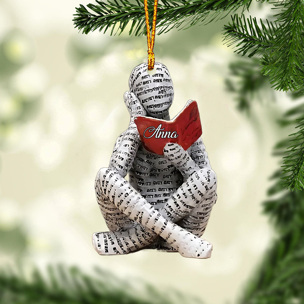 Love Reading Books - Personalized Book Ornament
