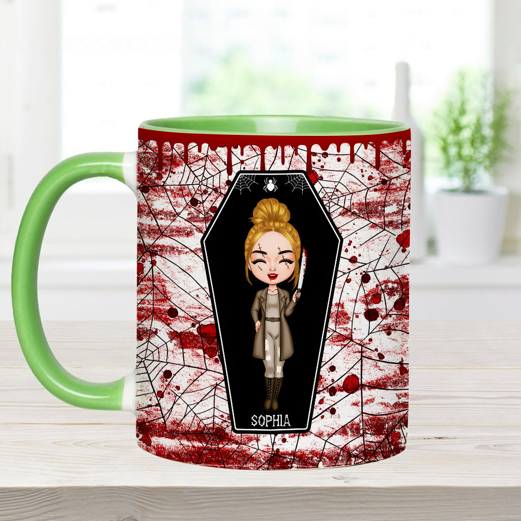 Move Over Hot Girl Summer It's The Spooky Bitch Season - Personalized Accent Mug