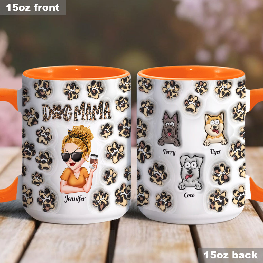 Baby Highland Cow Western Style - Personalisierte Tasse mit Hundemotiv