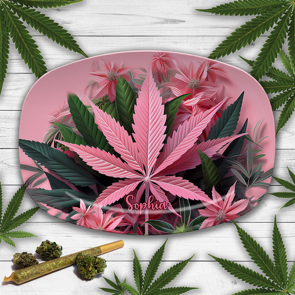 Pink Stoner Chick – Personalisierter Weed-Teller