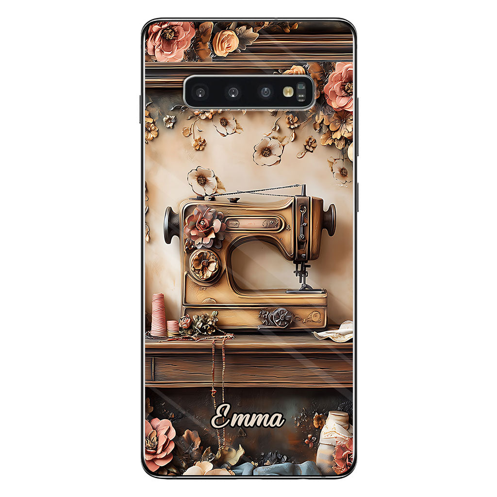 Beautiful Sewing Machine - Personalized Sewing Clear Phone Case
