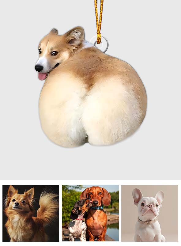 Beliebiger Foto-Anhänger – Personalisierter Hunde-Anhänger in individueller Form