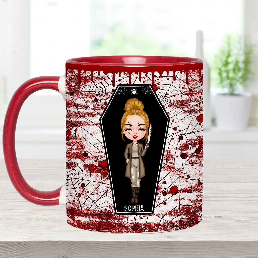 Move Over Hot Girl Summer It's The Spooky Bitch Season - Personalized Accent Mug
