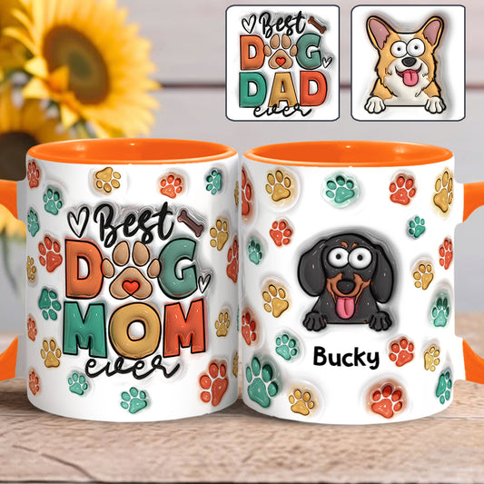 Meilleure maman de chien au monde - Mug personnalisé avec motif chien