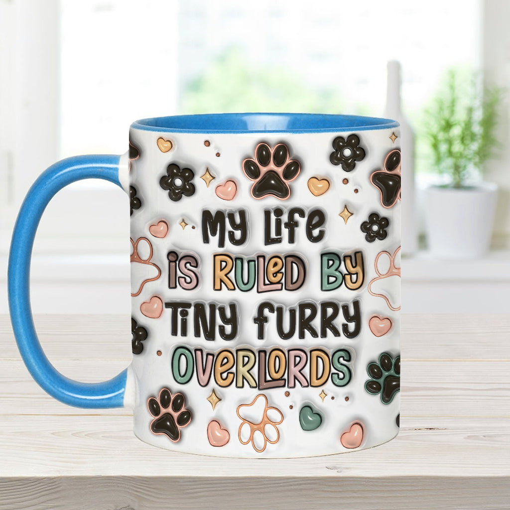 Tiny Furry Overlords - Personalized Cat Accent Mug