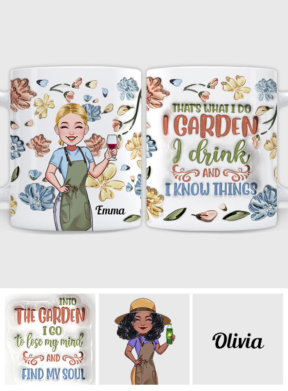 Into The Garden I Go - Personalized Gardening Mug