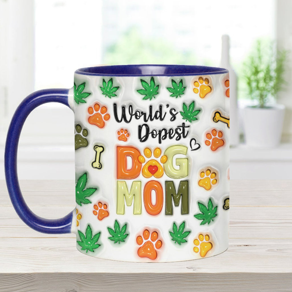 World's Dopest Pet Parent - Personalized Weed Accent Mug
