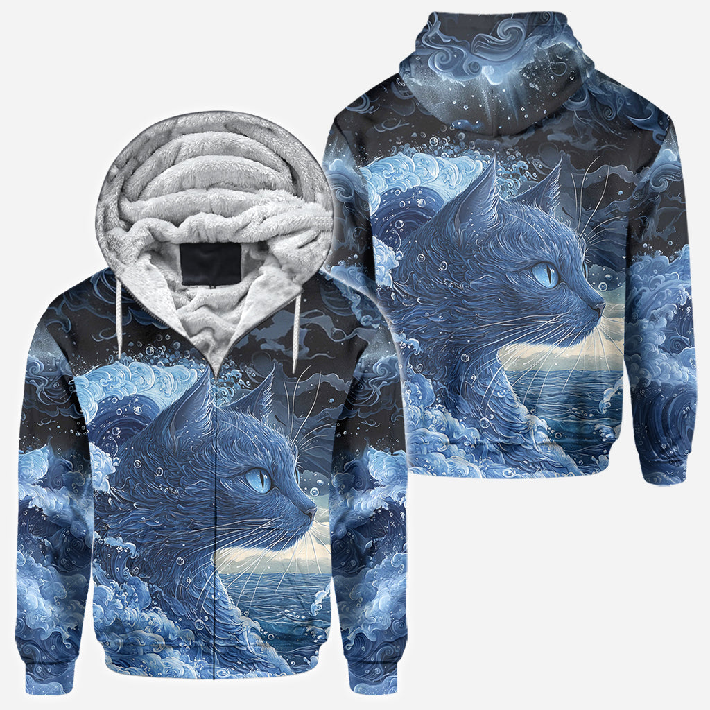The Blue Cat Wave - Cat All Over Shirt