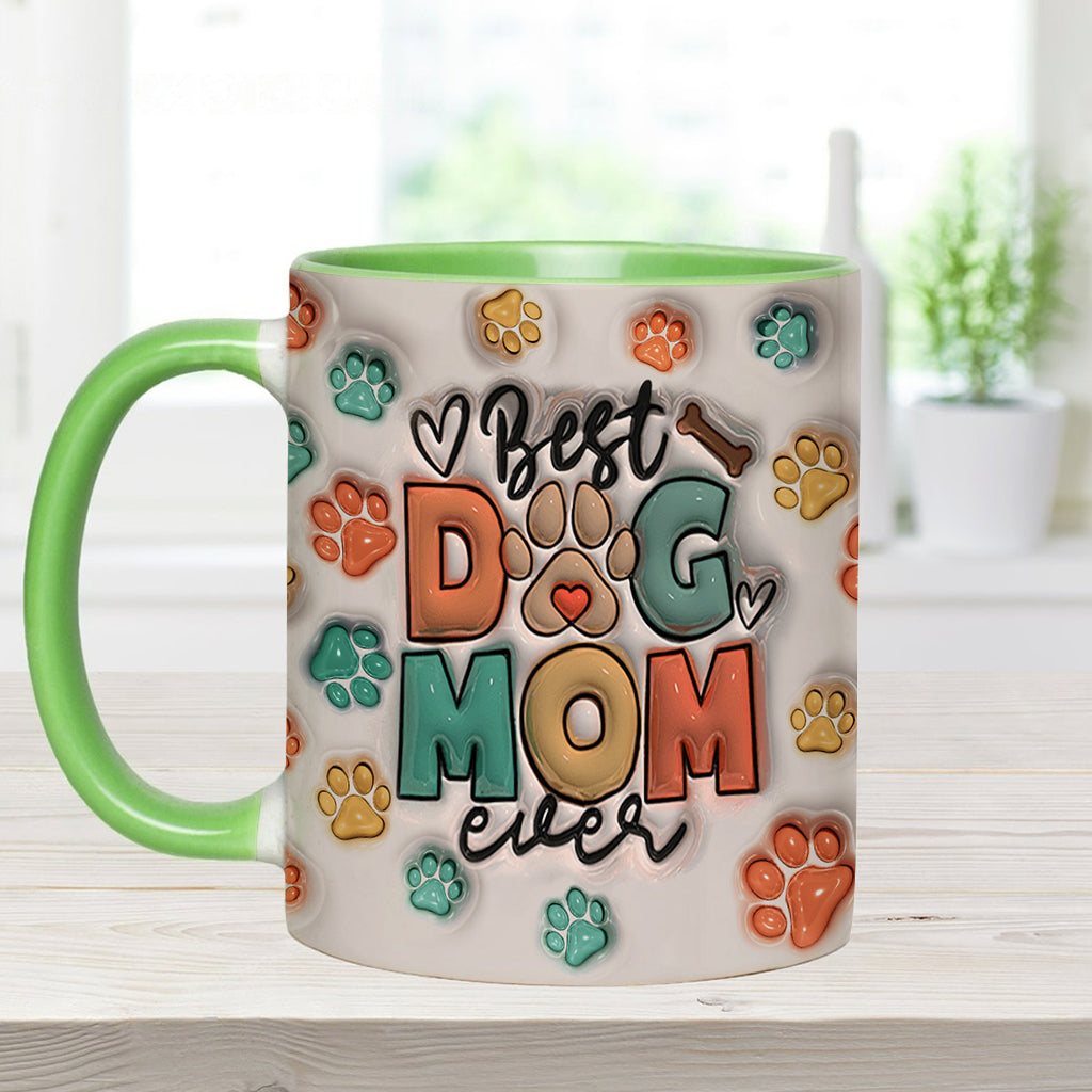 Meilleure maman de chien au monde - Mug personnalisé avec motif chien