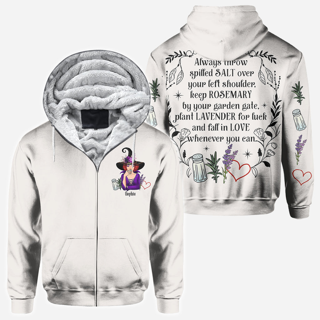 Practical Magic Salt Rosemary Lavender Love - Personalized Witch All Over Shirt