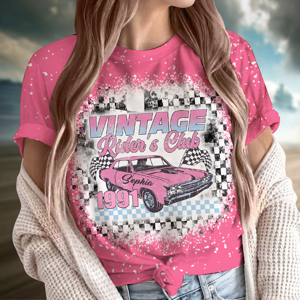 Vintage Rider's Club - Personalized Racing All Over Shirt