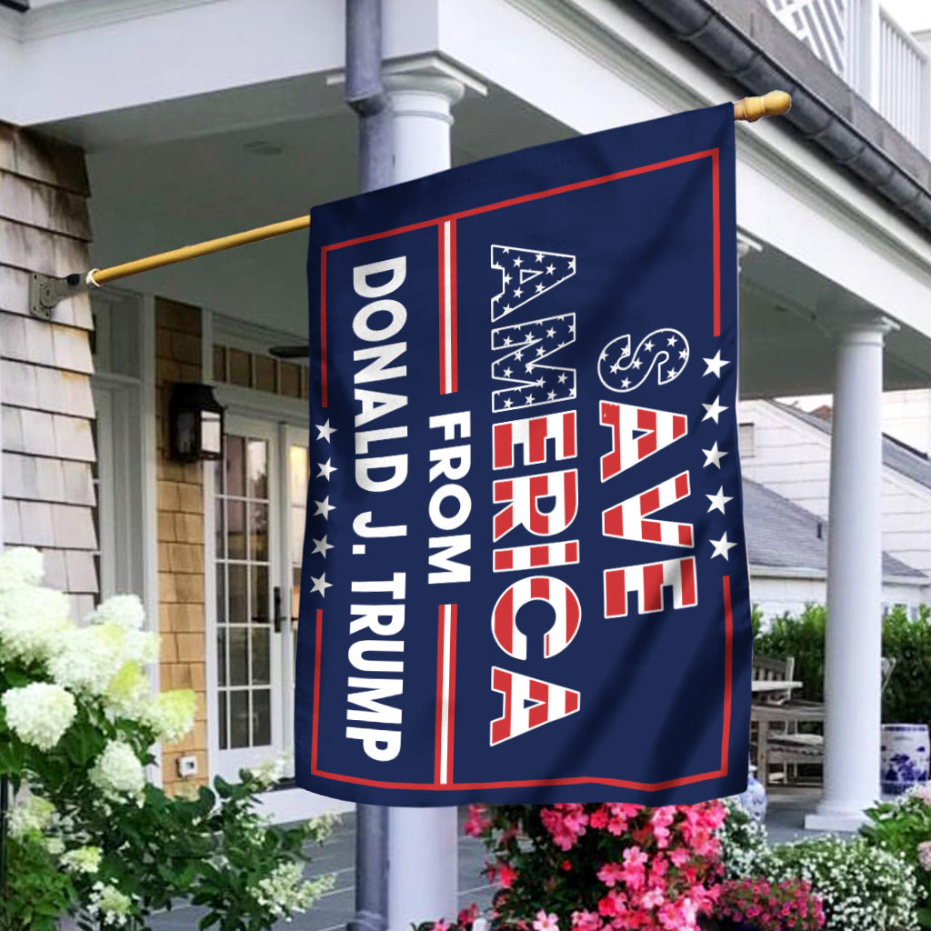 Save The Country - Anti Trump House Flag