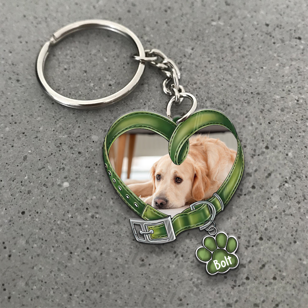 Saying Goodbye So Hard - Personalized Dog Keychain