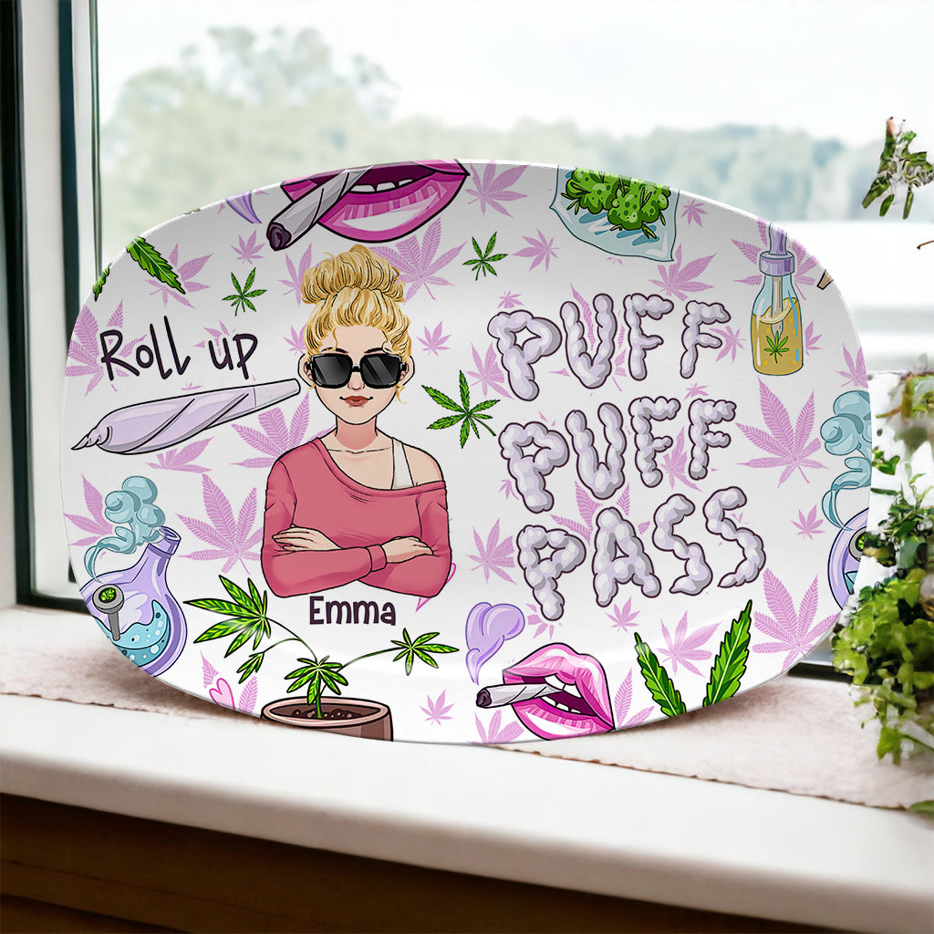 The Drink Has Weed - Personalized Weed Plate
