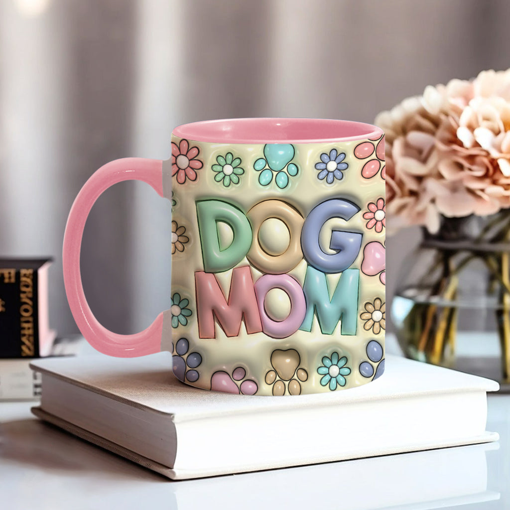 Dog Mom Dog Dad - Personalized Dog Accent Mug