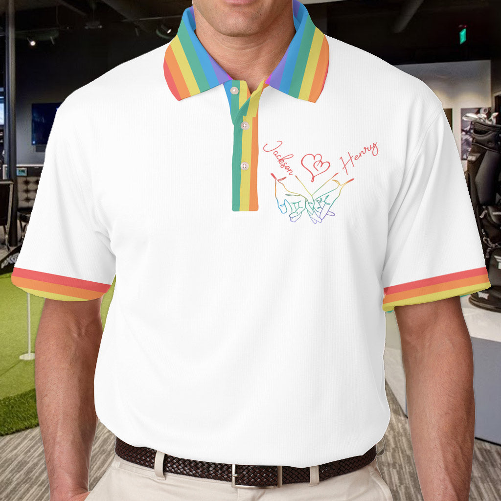I'm Keeping You - Personalized LGBT Support Polo Shirt