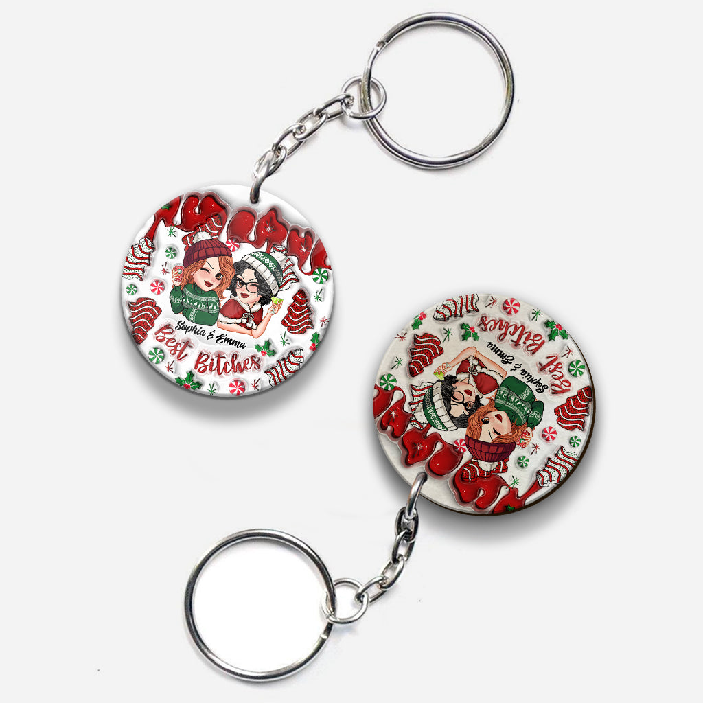 Best Bitches - Personalized Bestie Keychain