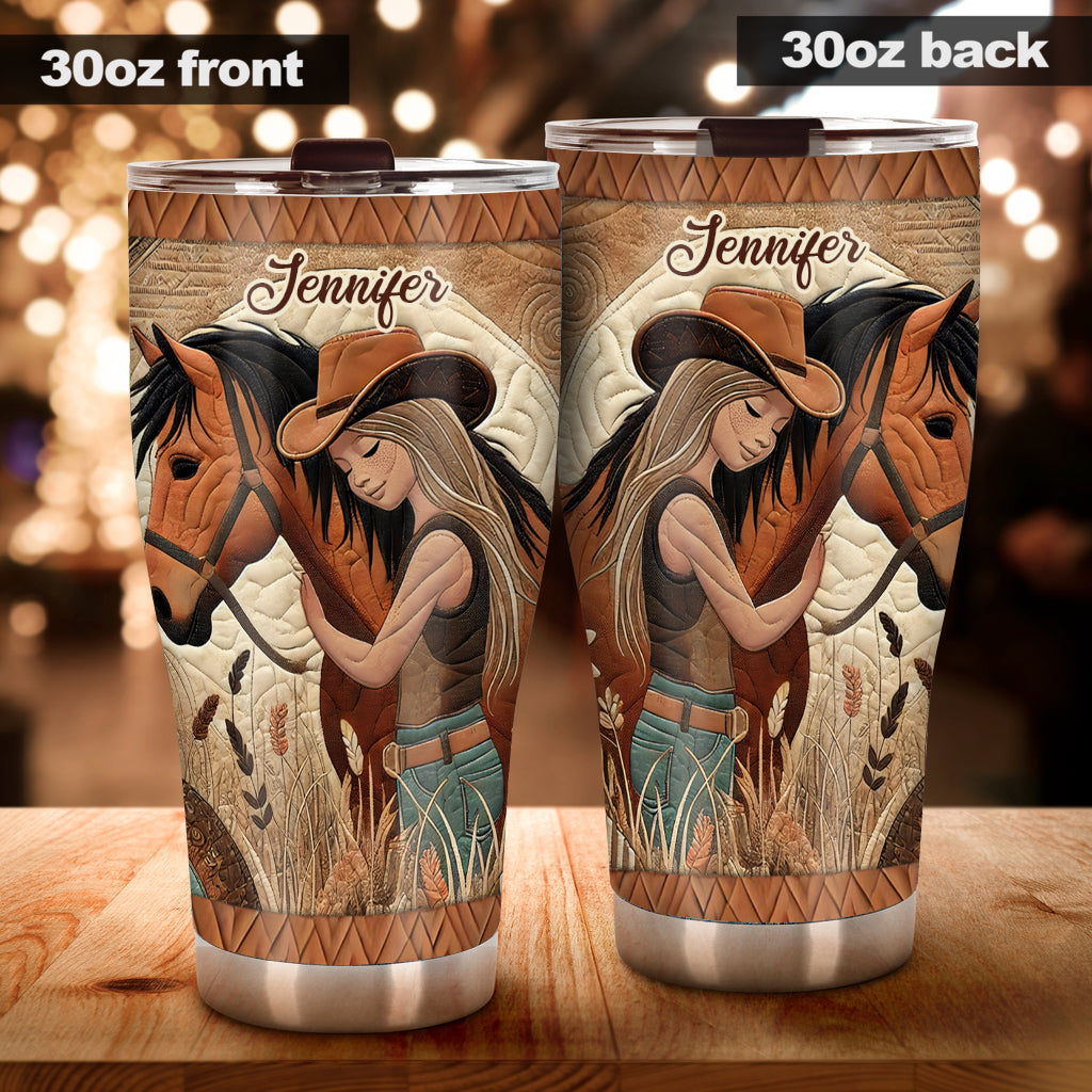 Horse Lovers - Personalized Horse Tumbler