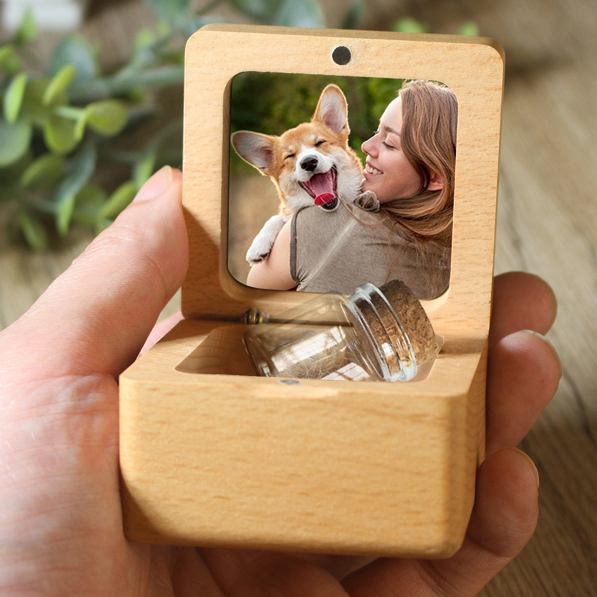 Don't Cry For Me I'm Ok - Personalized Dog Pet Fur Keepsake