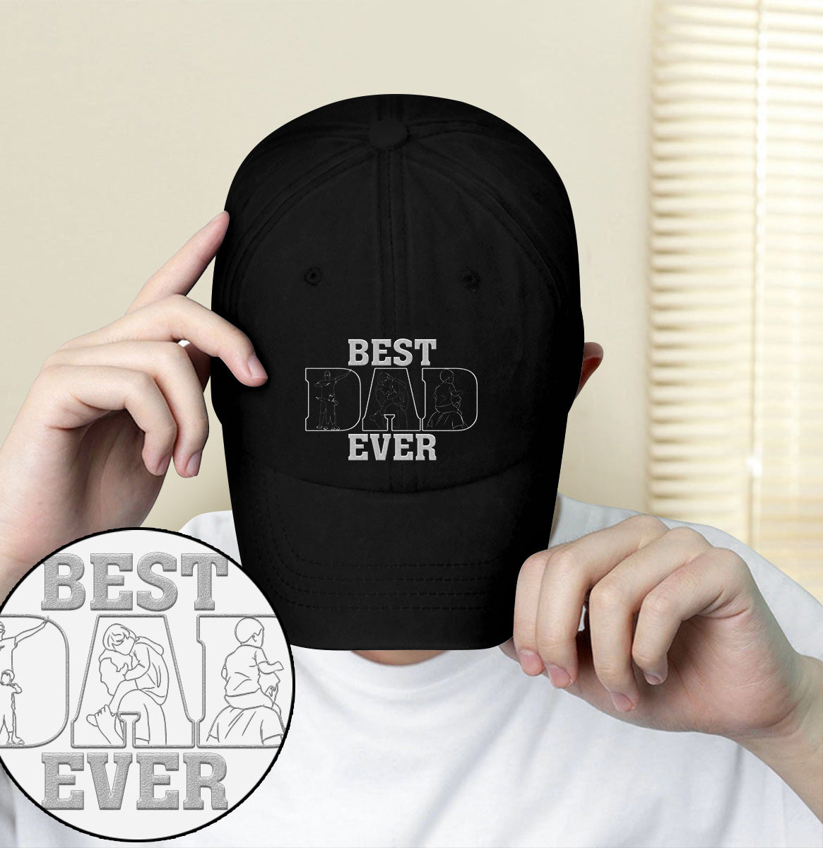 Best Dad/ Mom/ Grandma/ Grandpa/ Uncle... Ever - Personalized Father Embroidered Classic Cap