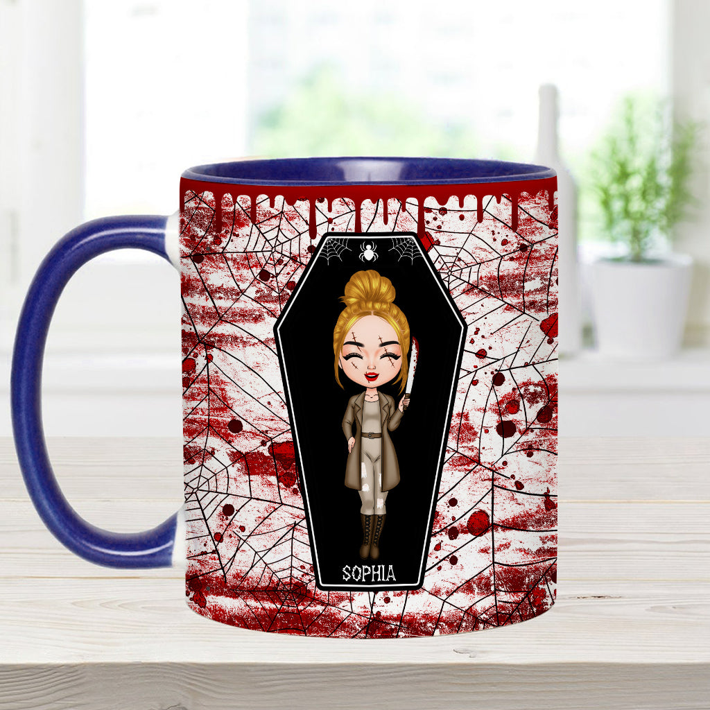 Move Over Hot Girl Summer It's The Spooky Bitch Season - Personalized Accent Mug