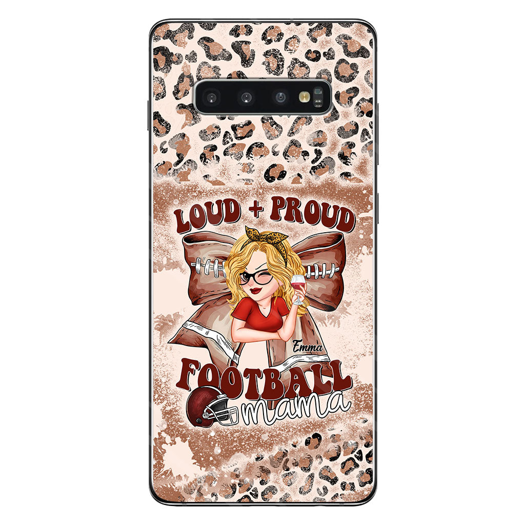 Coque de téléphone transparente personnalisée « Football Loud Proud » (Tous titres)