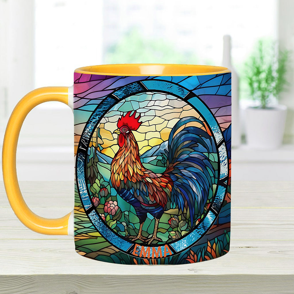 Liebe Hühnchen - Personalisierte Tasse mit Hühnermotiv