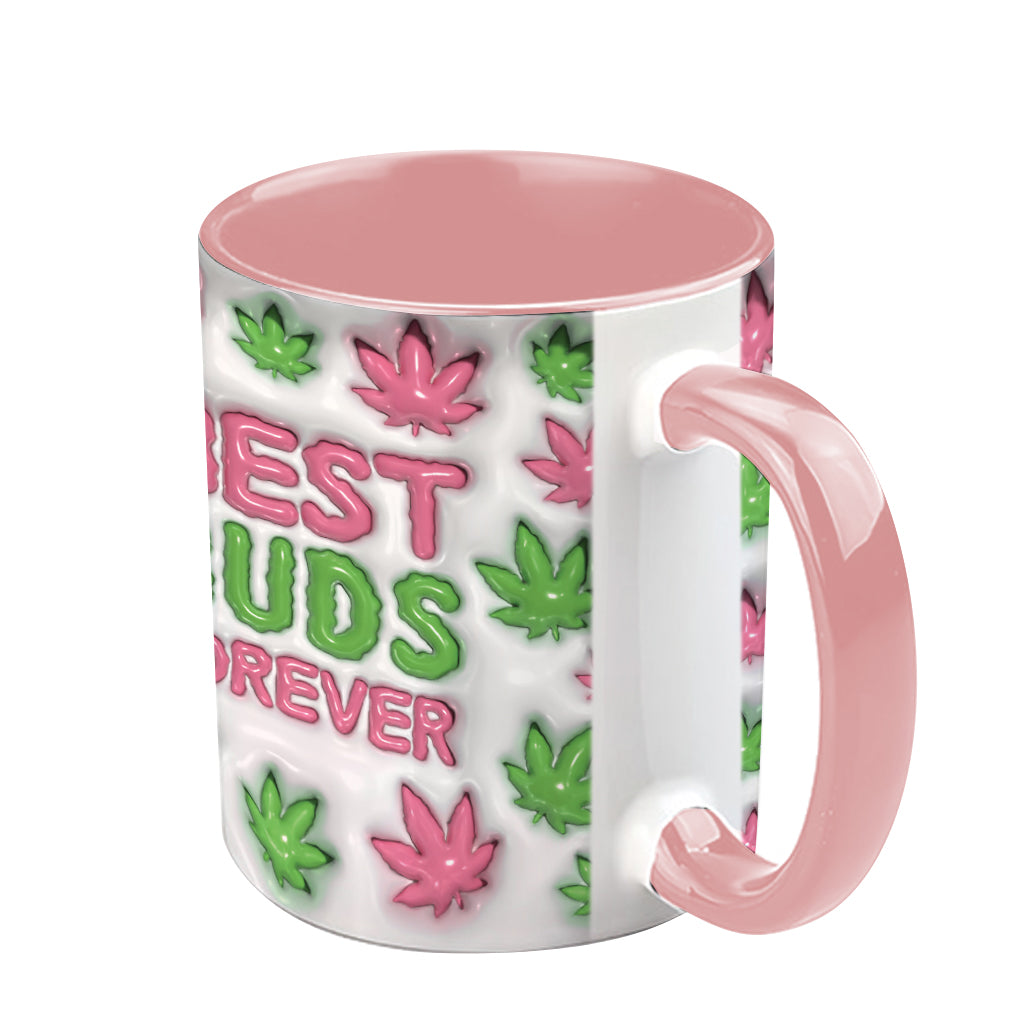 Meilleurs potes pour toujours - Mug personnalisé avec motif cannabis