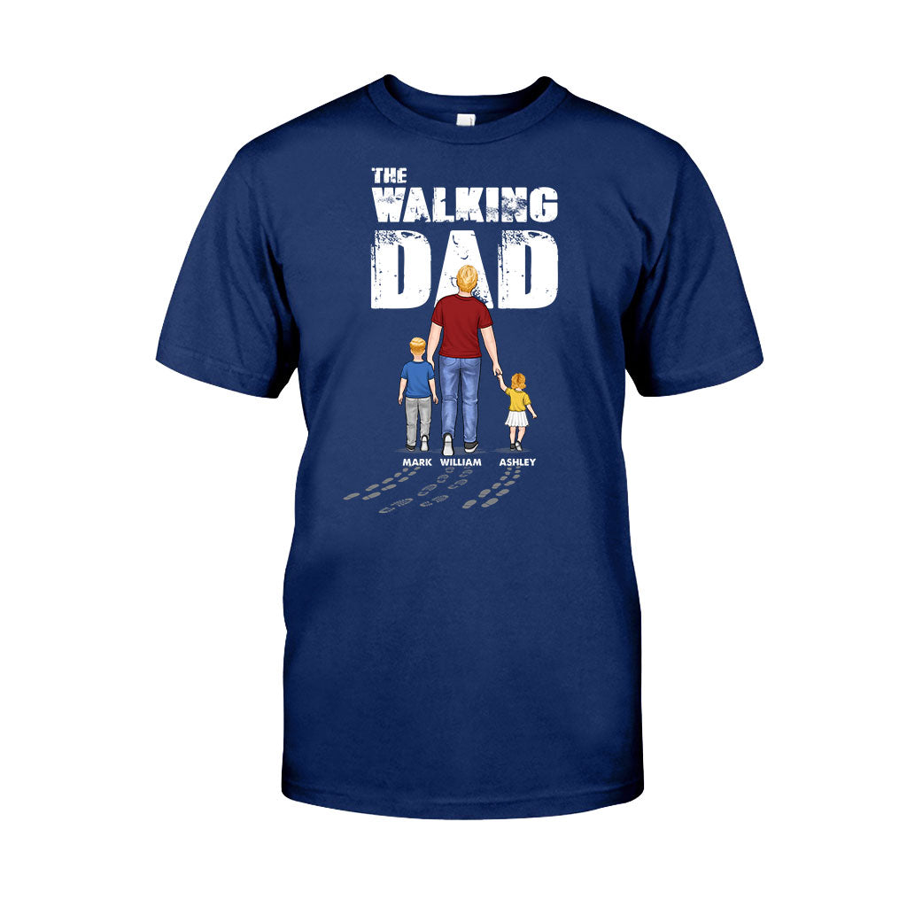 The Walking Dad - Personalized Father T-shirt And Hoodie